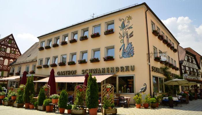 Hotel Brauereigasthof Schwanenbraeu Ebermannstadt Kültér fotó